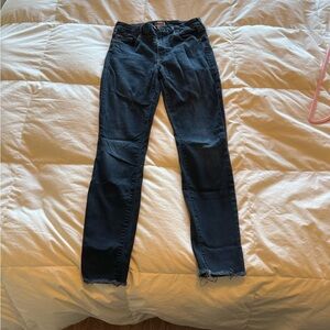 MOTHER Dark Blue Skinny Jeans